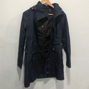 Cole Haan lightweight packable raincoat